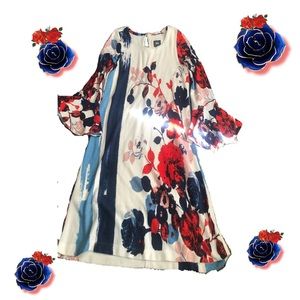 Maeve large floral print dress🌹🦋